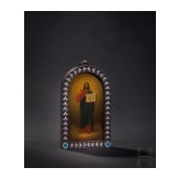 A Russian icon showing Christ Pantocrator with silver and cloisonn&eacute; enamel basma, Moscow, Pavel Ovchinnikov, 1896-1908