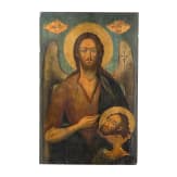 A large icon showing Saint John the forerunner, Greece, 19th century