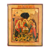 An icon showing the Old Testament Trinity, Russia, circa 1800