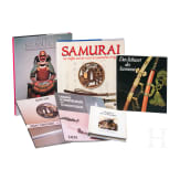 Six German/English books and catalogues on the subject of samurai