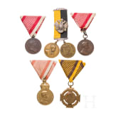 Six Austrian medals