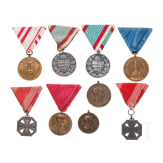 Nine Austrian medals
