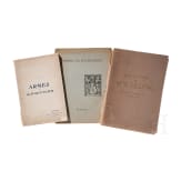 Three auction catalogs on the subject of antique weapons and art
