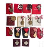 A collection of 15 Austrian awards
