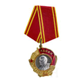 A group of six Russian orders and one medal, complete with award booklet, circa 1943
