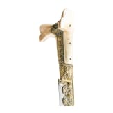 A Yatagan with walruss-ivory grips, Balkans, mit 19th century