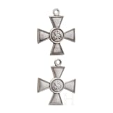 Two Russian St. George Crosses, 4th Class