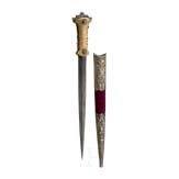 An Ottoman spearhead dagger, circa 1800