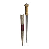 An Ottoman spearhead dagger, circa 1800