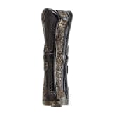 An Ottoman silver-mounted spearhead dagger, circa 1800