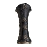 An Ottoman silver-mounted spearhead dagger, circa 1800
