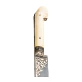 An Ottoman yatagan with wootz blade, late 18th century