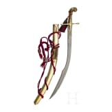Bedeutender osmanischer Kilij mit geschnittener Wooz-Klinge, Istanbul, um 1800