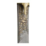 Bedeutender osmanischer Kilij mit geschnittener Wooz-Klinge, Istanbul, um 1800