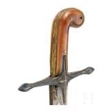 Silbermontierter Kilij mit Wooz-Klinge, osmanisch, um 1830