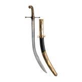 Kilij mit Wooz-Klinge und vergoldeter Montierung, osmanisch, datiert 1831