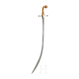 Shamshir mit Klinge aus Wooz-Damast, osmanisch, um 1830