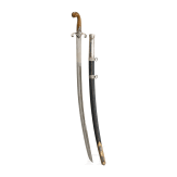 Shamshir mit Wooz-Klinge, osmanisch, um 1850/60