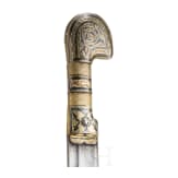 Silbermontierte, niellierte Schaschka, Osmanisches Reich, um 1870