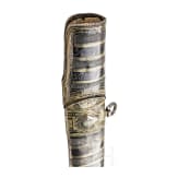 Silbermontierte, niellierte Schaschka, Osmanisches Reich, um 1870
