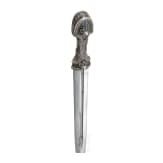 A Caucasian silver mounted Kinzal, dated 1928