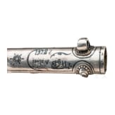 A Caucasian silver mounted Kinzal, dated 1928