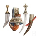 Two Yemeni jambyas, mid-20th century