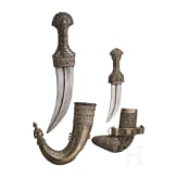 Three Saudi Arabian djambias, 20th century