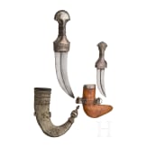 Three Saudi Arabian djambias, 20th century