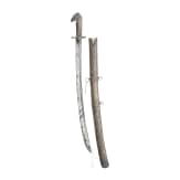A silver mounted Yemenite saif, 19th century