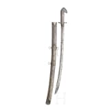 A silver mounted Yemenite saif, 19th century