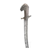 A silver mounted Yemenite saif, 19th century