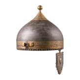 A gold damascened Safavid helmet (kulah khud), 17th century