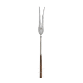 A Persian forked lance, mid-19th century