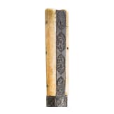 A fine Persian kard with chiselled wootz blade, 2nd half of the 18th century