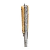 A Persian kard with chiseled wooz blade, ca. 1800