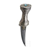 A silver-mounted Buchara khanjar, 18th century