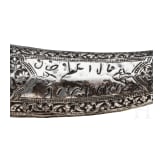 A silver-mounted Buchara khanjar, 18th century
