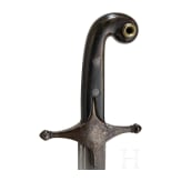 A Persian Shamshir with a fine wootz blade, circa 1800