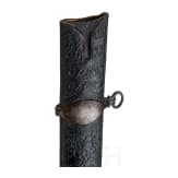 A Persian Shamshir with a fine wootz blade, circa 1800