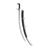 A Persian shamshir with damascened blade, ca. 1820