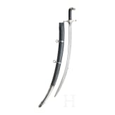 A Persian shamshir with damascened blade, ca. 1820