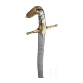 A Shamshir with wooz-blade, 1st half of the 19th century