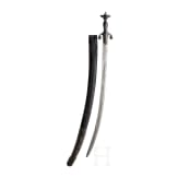 An Afghan pouluar with engraved hilt, circa 1800