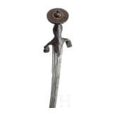 An Afghan pouluar with engraved hilt, circa 1800