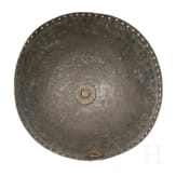 An Indian bronze kulah khud helmet, 17th/18th century