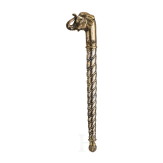 An Indian ceremonial mace, 19th century