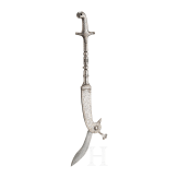 A rare weapon with folding blade, India, ca. 1925