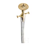 An Indian tulwar with gilt hilt, ca. 1800