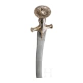 An Indian tulwar with damascened blade, ca. 1800